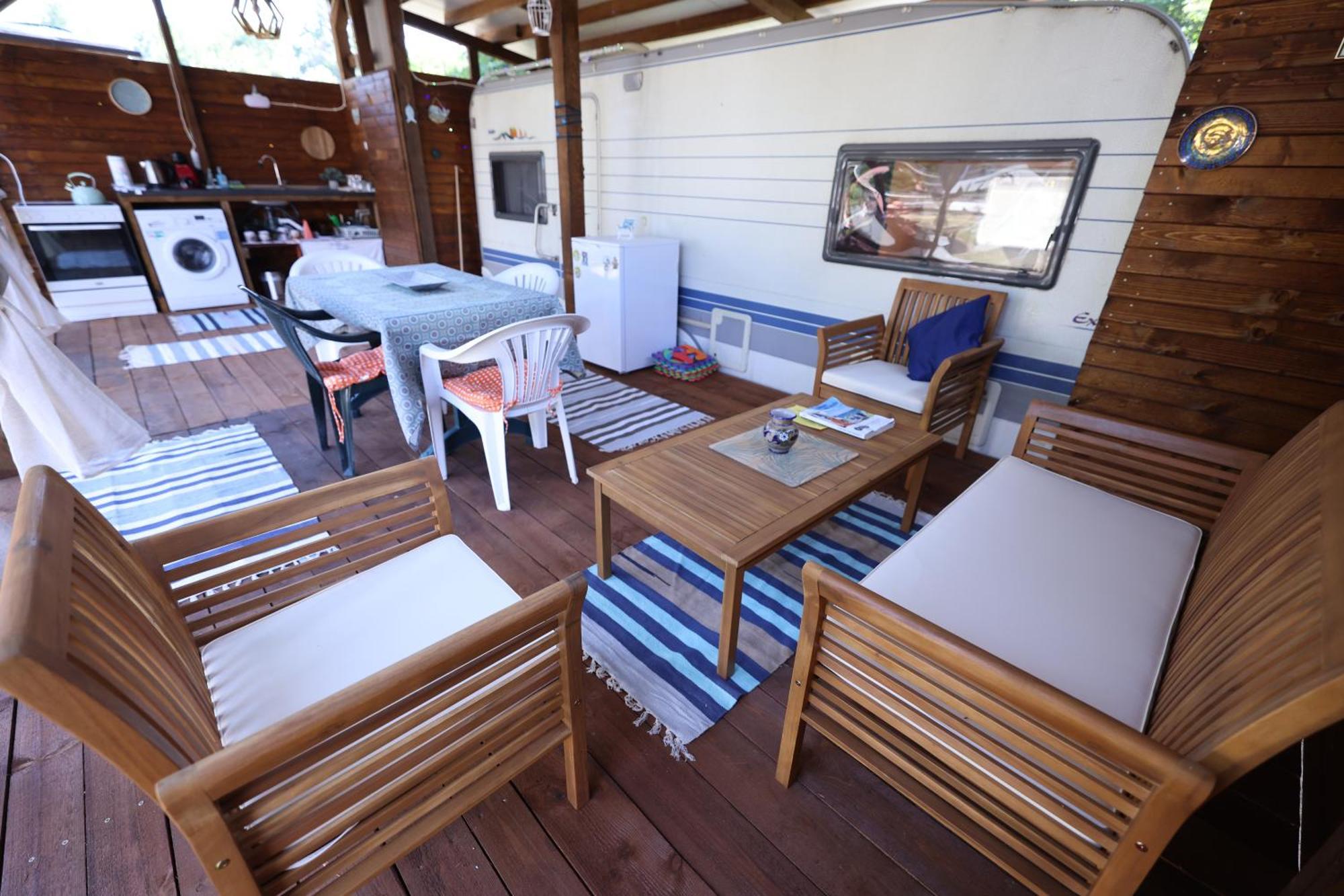 Sea Caravan On The Beach Kiten  Bagian luar foto