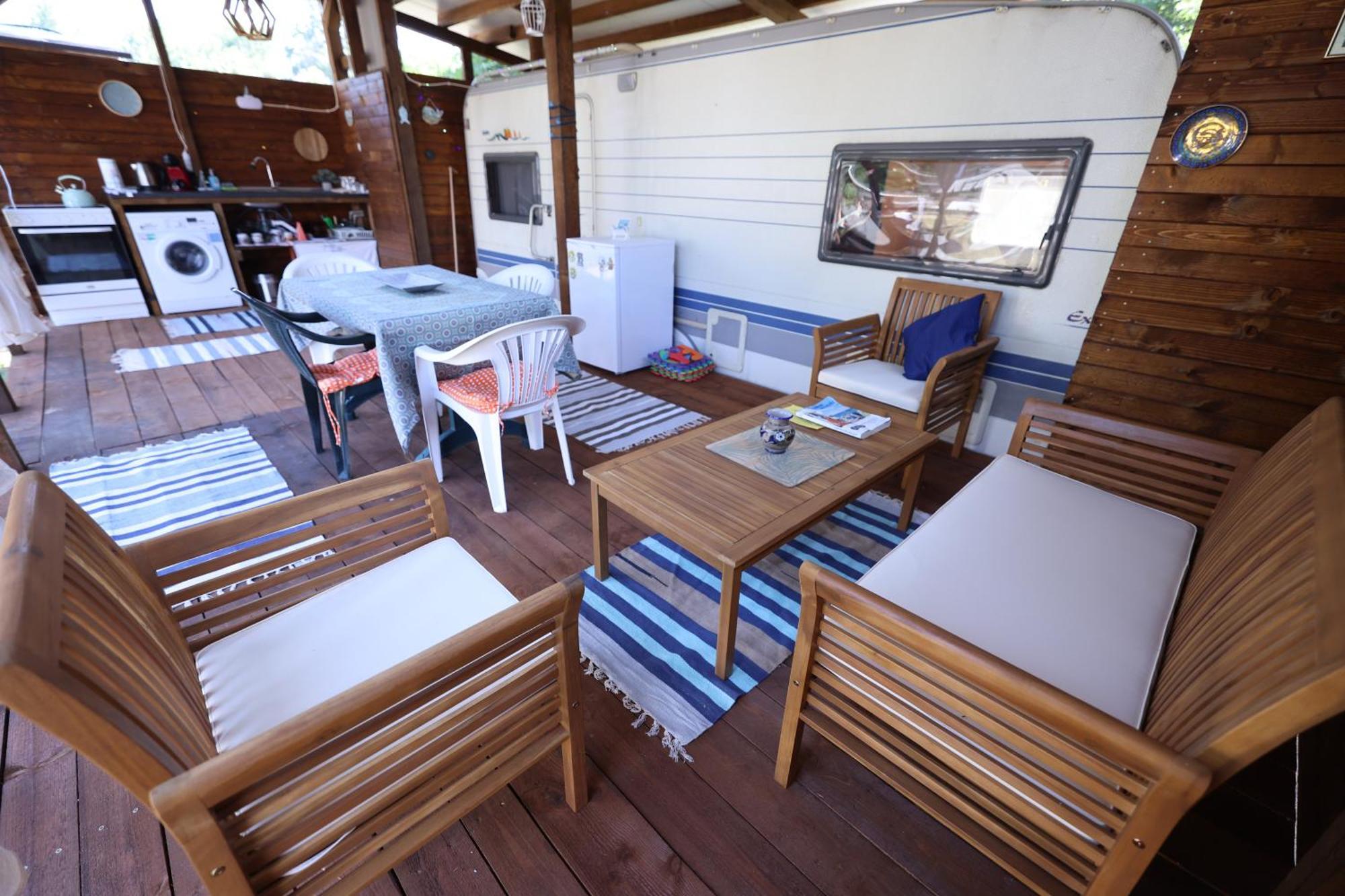 Sea Caravan On The Beach Kiten  Bagian luar foto
